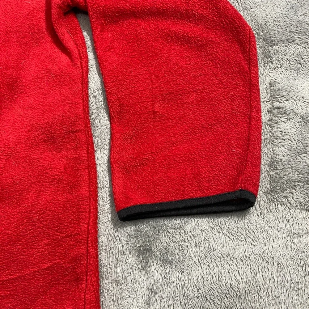 Disney Mickey Mouse Red Fleece Zip Up Hoodie Jacket XL‎ Kids Girls Christmas